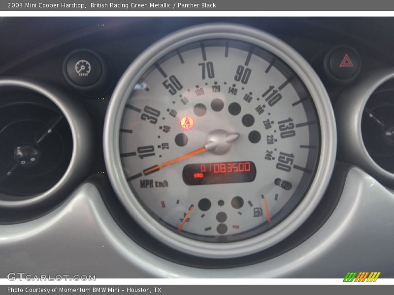 British Racing Green Metallic / Panther Black 2003 Mini Cooper Hardtop