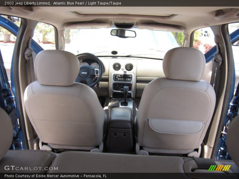 Atlantic Blue Pearl / Light Taupe/Taupe 2003 Jeep Liberty Limited