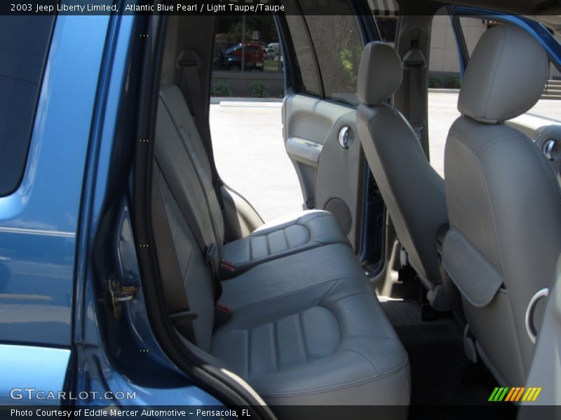 Atlantic Blue Pearl / Light Taupe/Taupe 2003 Jeep Liberty Limited