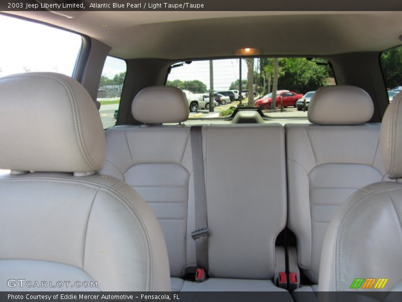 Atlantic Blue Pearl / Light Taupe/Taupe 2003 Jeep Liberty Limited