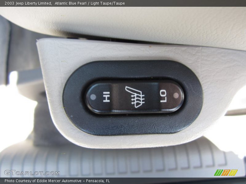 Atlantic Blue Pearl / Light Taupe/Taupe 2003 Jeep Liberty Limited