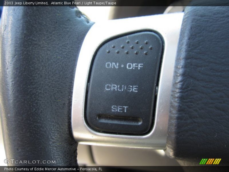 Atlantic Blue Pearl / Light Taupe/Taupe 2003 Jeep Liberty Limited