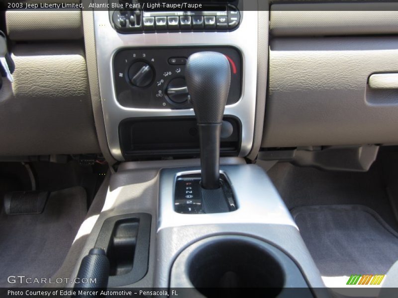 Atlantic Blue Pearl / Light Taupe/Taupe 2003 Jeep Liberty Limited