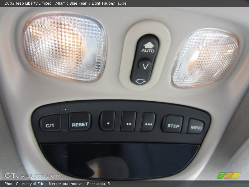 Atlantic Blue Pearl / Light Taupe/Taupe 2003 Jeep Liberty Limited