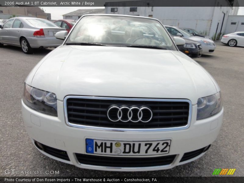 Arctic White / Beige 2006 Audi A4 1.8T Cabriolet