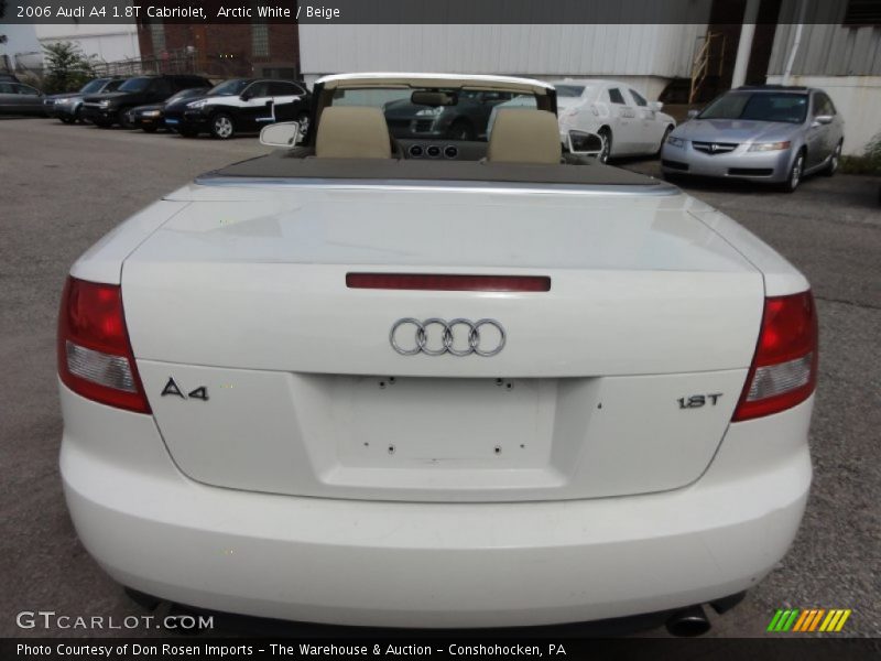 Arctic White / Beige 2006 Audi A4 1.8T Cabriolet