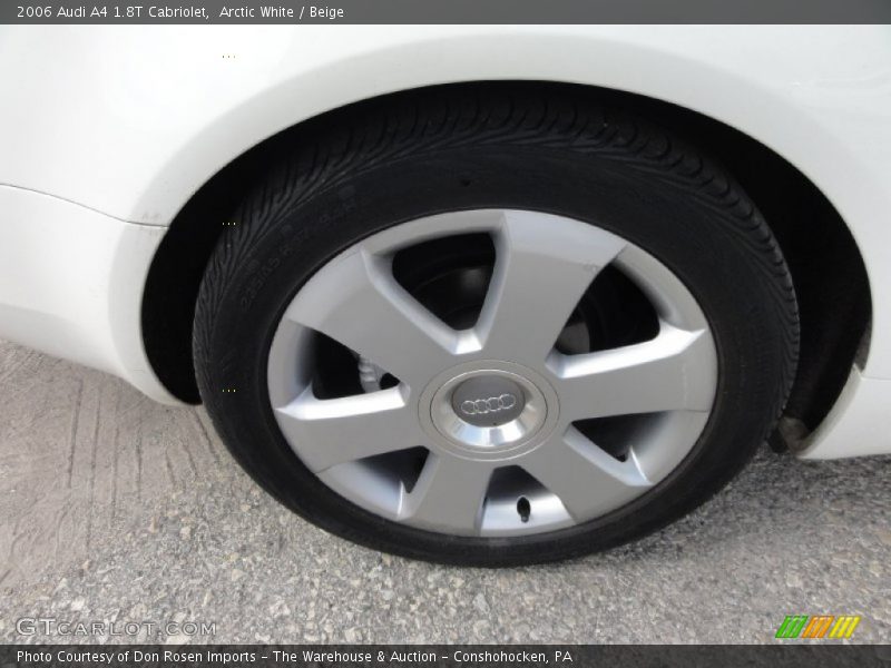 Arctic White / Beige 2006 Audi A4 1.8T Cabriolet