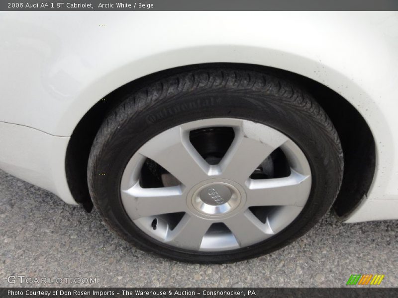 Arctic White / Beige 2006 Audi A4 1.8T Cabriolet