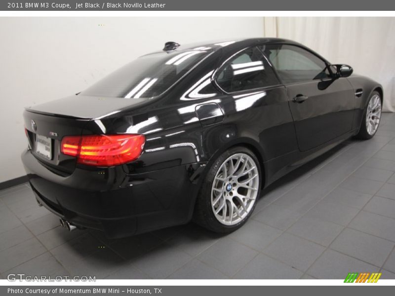 Jet Black / Black Novillo Leather 2011 BMW M3 Coupe