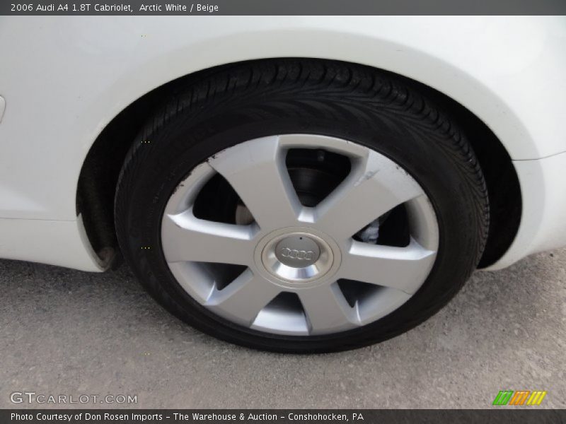 Arctic White / Beige 2006 Audi A4 1.8T Cabriolet
