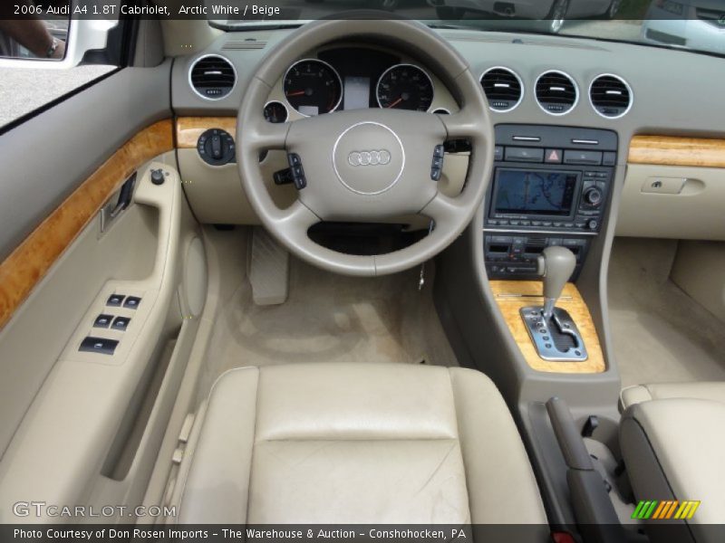 Arctic White / Beige 2006 Audi A4 1.8T Cabriolet