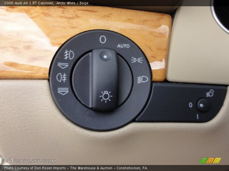 Arctic White / Beige 2006 Audi A4 1.8T Cabriolet