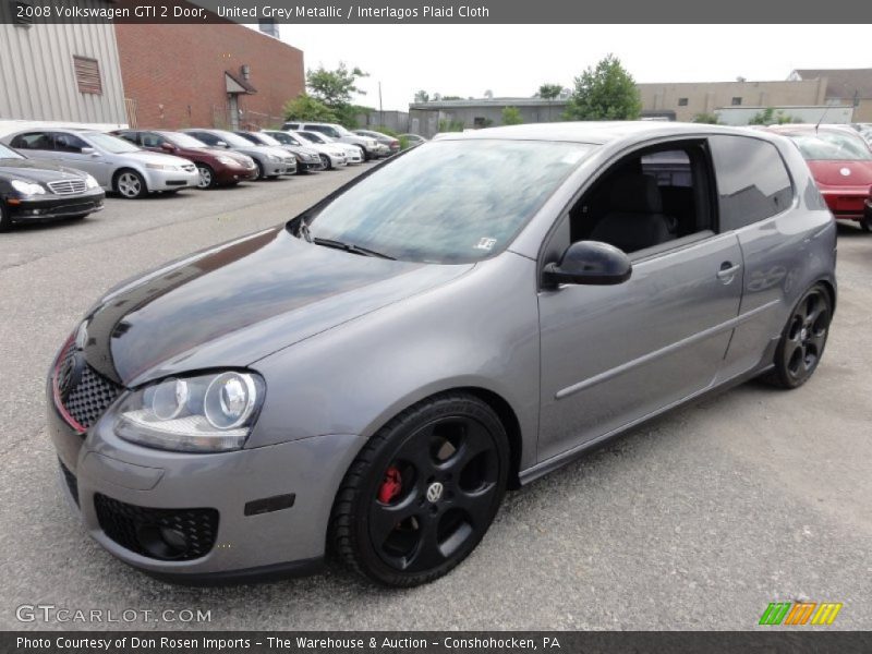 United Grey Metallic / Interlagos Plaid Cloth 2008 Volkswagen GTI 2 Door