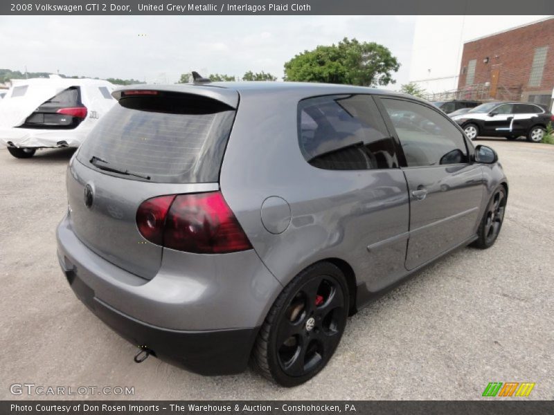 United Grey Metallic / Interlagos Plaid Cloth 2008 Volkswagen GTI 2 Door