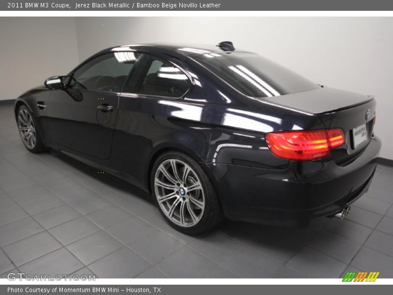 Jerez Black Metallic / Bamboo Beige Novillo Leather 2011 BMW M3 Coupe