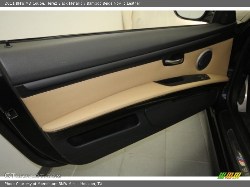 Jerez Black Metallic / Bamboo Beige Novillo Leather 2011 BMW M3 Coupe