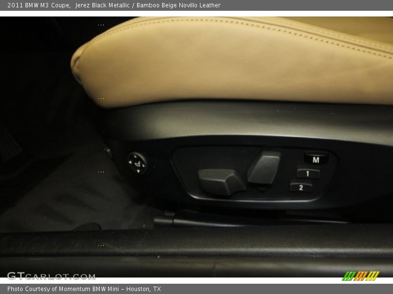 Jerez Black Metallic / Bamboo Beige Novillo Leather 2011 BMW M3 Coupe