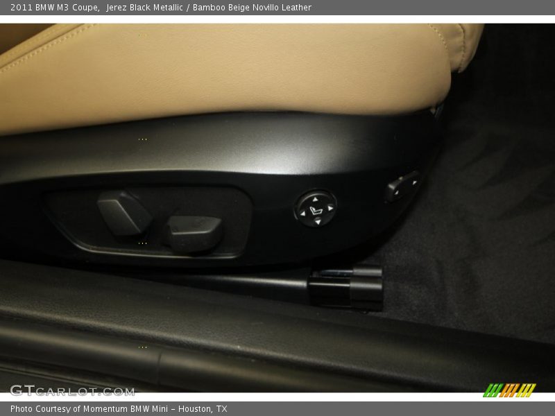 Jerez Black Metallic / Bamboo Beige Novillo Leather 2011 BMW M3 Coupe