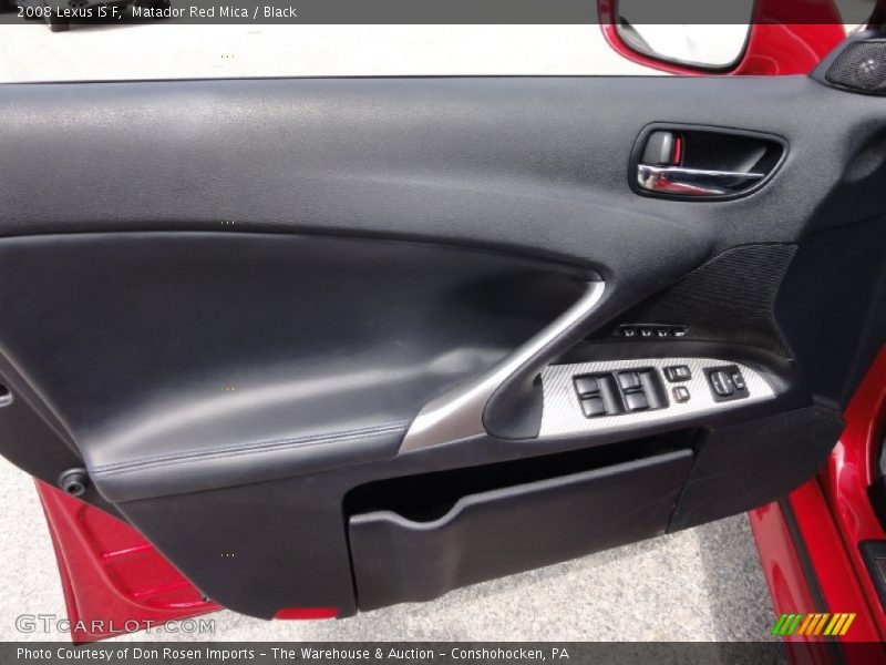 Matador Red Mica / Black 2008 Lexus IS F
