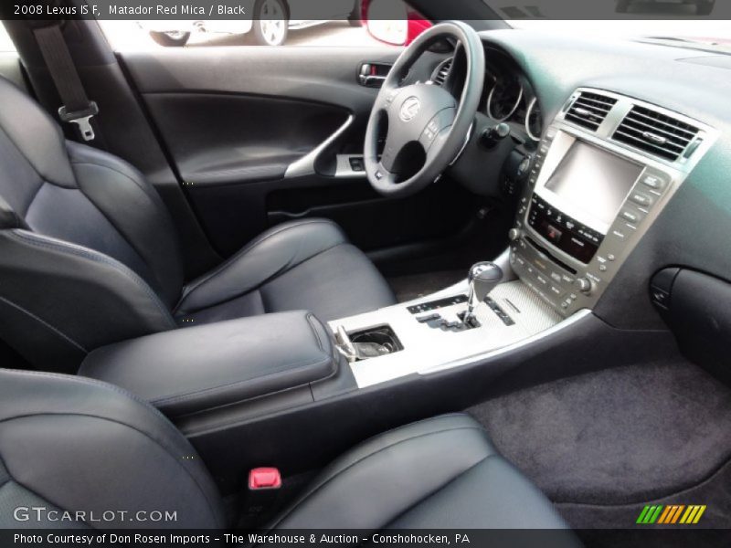 Matador Red Mica / Black 2008 Lexus IS F