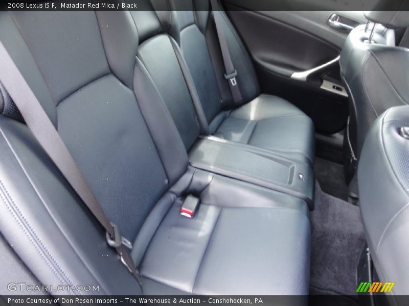 Rear Seat of 2008 IS F