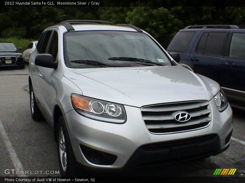 Moonstone Silver / Gray 2012 Hyundai Santa Fe GLS