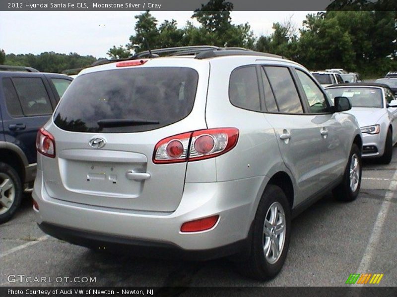 Moonstone Silver / Gray 2012 Hyundai Santa Fe GLS