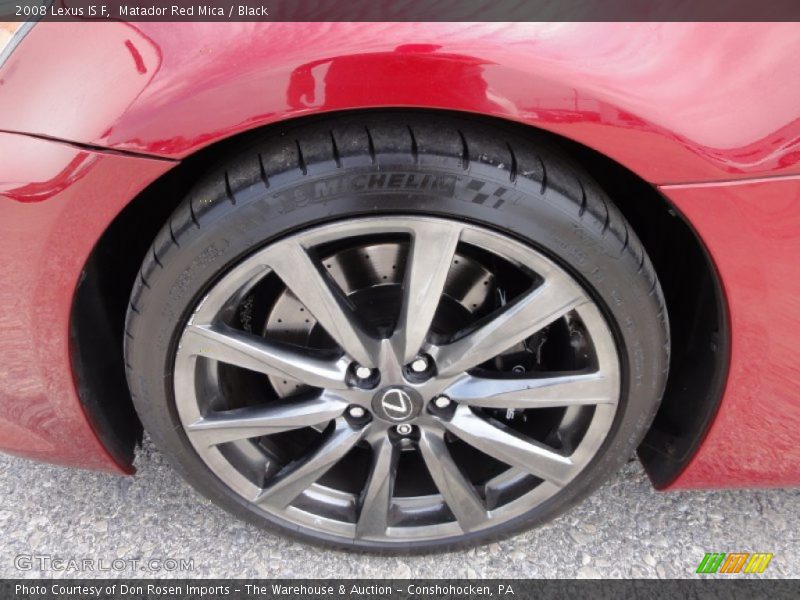 Matador Red Mica / Black 2008 Lexus IS F