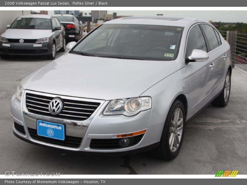 Reflex Silver / Black 2008 Volkswagen Passat Lux Sedan