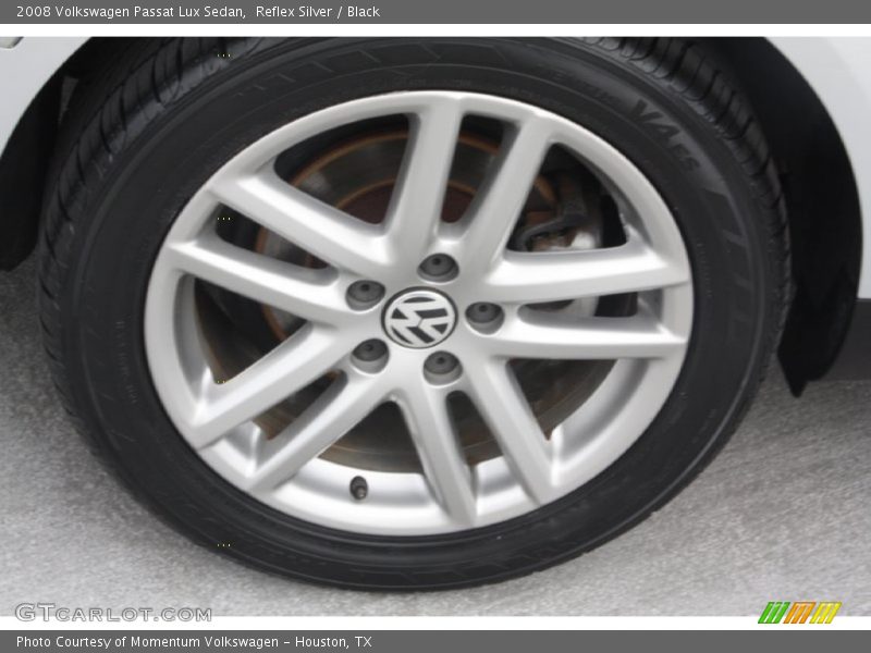 Reflex Silver / Black 2008 Volkswagen Passat Lux Sedan