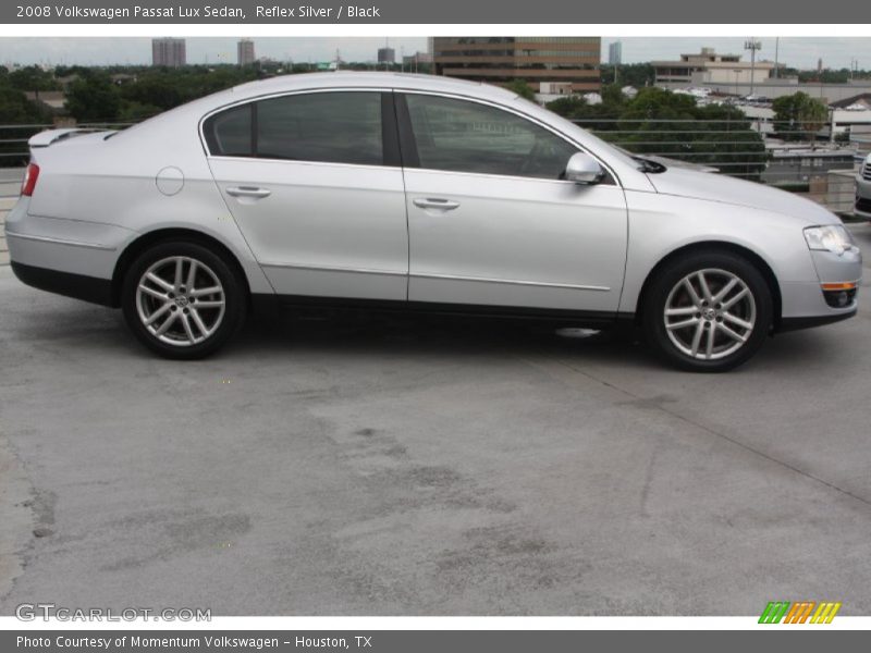 Reflex Silver / Black 2008 Volkswagen Passat Lux Sedan