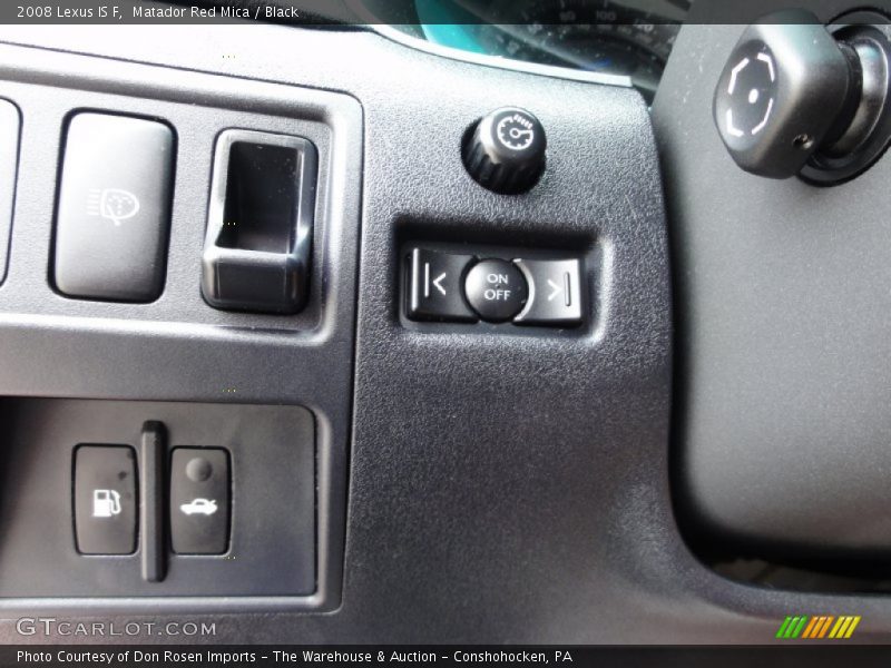 Matador Red Mica / Black 2008 Lexus IS F
