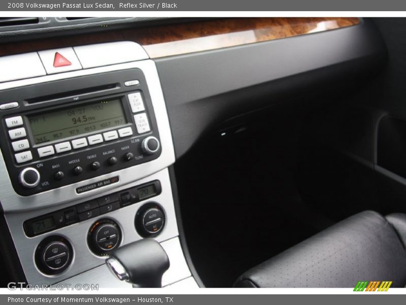 Reflex Silver / Black 2008 Volkswagen Passat Lux Sedan