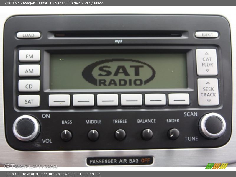 Reflex Silver / Black 2008 Volkswagen Passat Lux Sedan