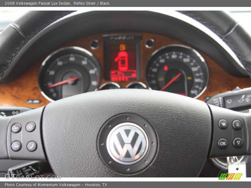 Reflex Silver / Black 2008 Volkswagen Passat Lux Sedan
