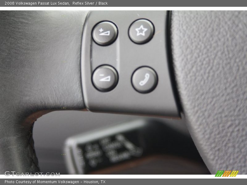 Reflex Silver / Black 2008 Volkswagen Passat Lux Sedan