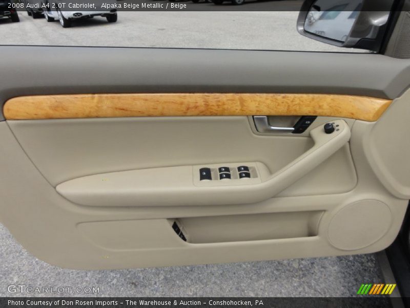 Alpaka Beige Metallic / Beige 2008 Audi A4 2.0T Cabriolet