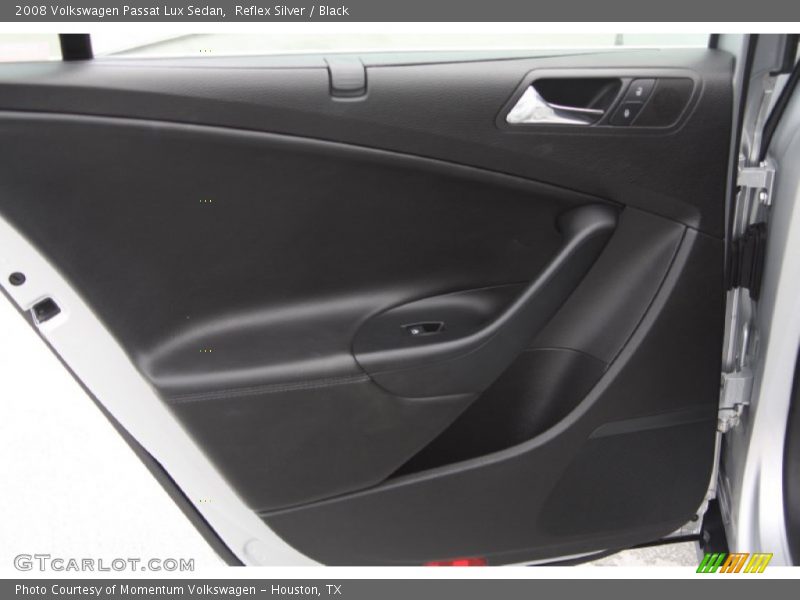 Reflex Silver / Black 2008 Volkswagen Passat Lux Sedan