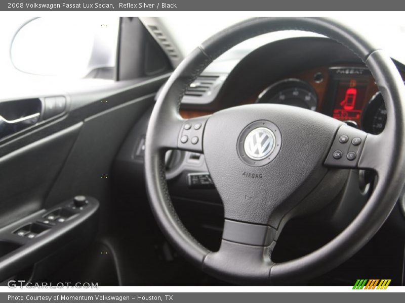 Reflex Silver / Black 2008 Volkswagen Passat Lux Sedan