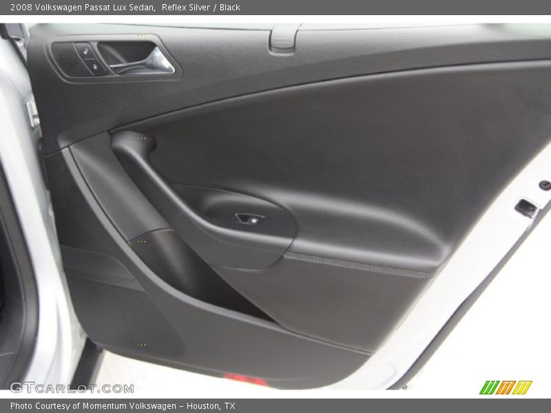 Reflex Silver / Black 2008 Volkswagen Passat Lux Sedan