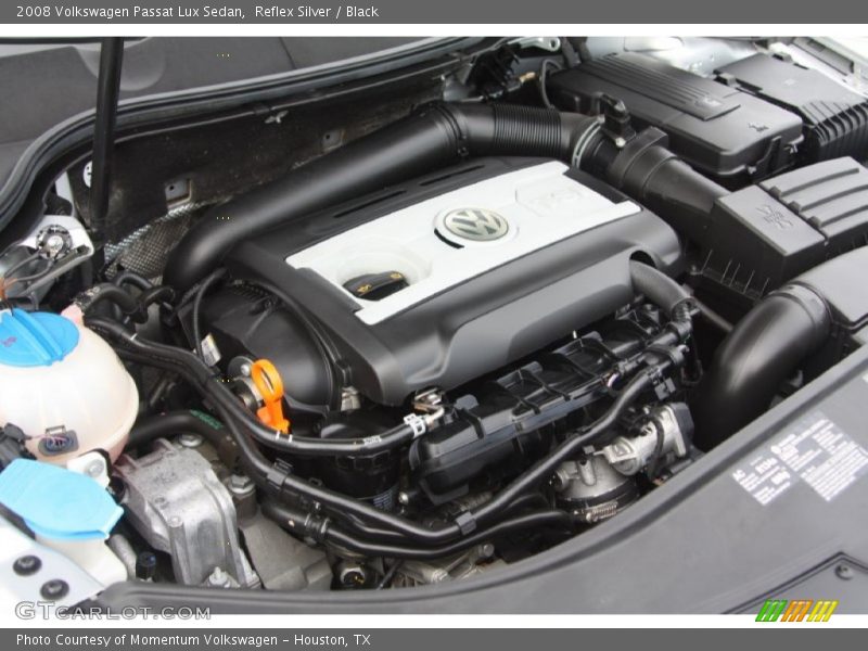Reflex Silver / Black 2008 Volkswagen Passat Lux Sedan