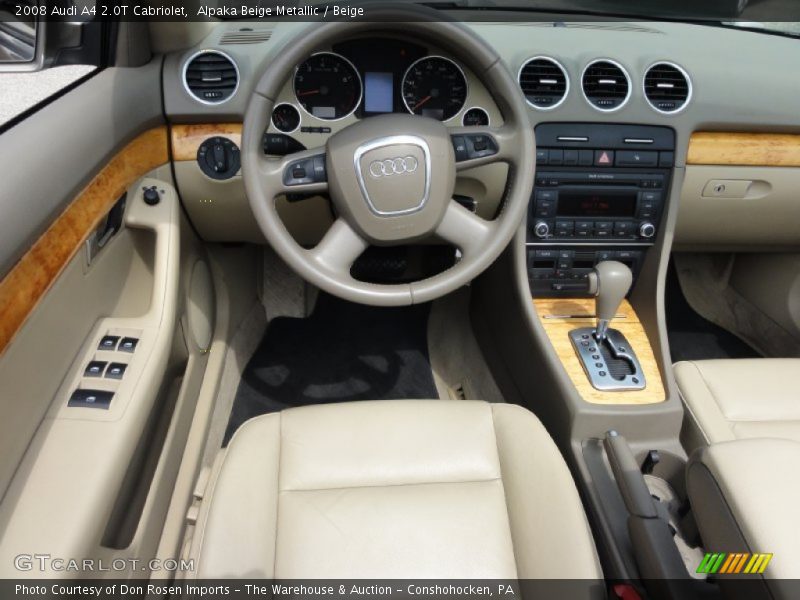 Alpaka Beige Metallic / Beige 2008 Audi A4 2.0T Cabriolet