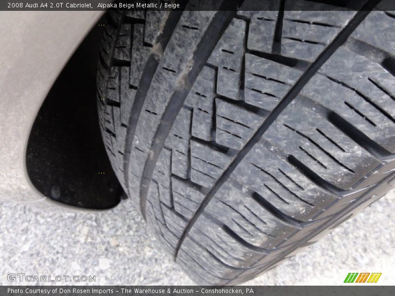 Alpaka Beige Metallic / Beige 2008 Audi A4 2.0T Cabriolet