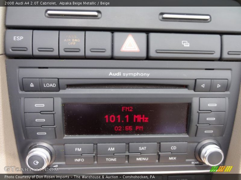 Alpaka Beige Metallic / Beige 2008 Audi A4 2.0T Cabriolet