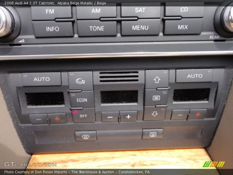 Alpaka Beige Metallic / Beige 2008 Audi A4 2.0T Cabriolet