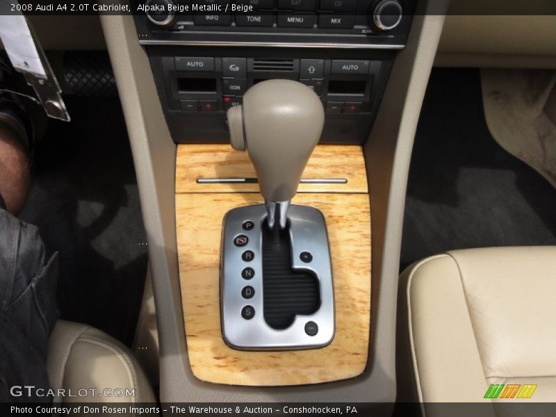 Alpaka Beige Metallic / Beige 2008 Audi A4 2.0T Cabriolet