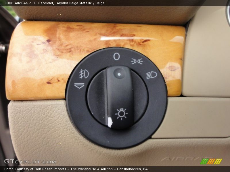 Alpaka Beige Metallic / Beige 2008 Audi A4 2.0T Cabriolet