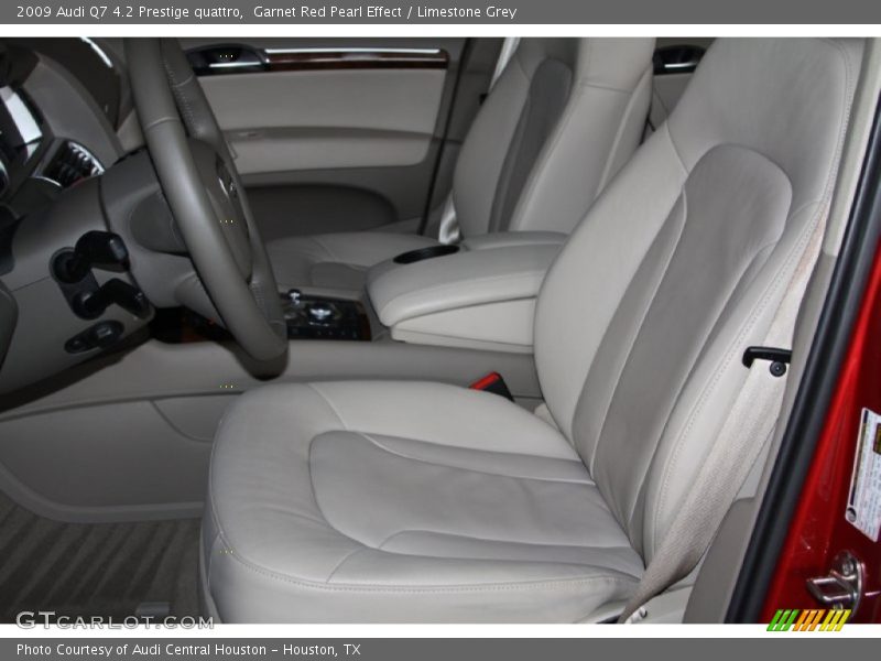 Garnet Red Pearl Effect / Limestone Grey 2009 Audi Q7 4.2 Prestige quattro