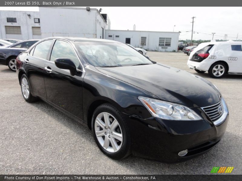 Black Onyx / Black 2007 Lexus ES 350