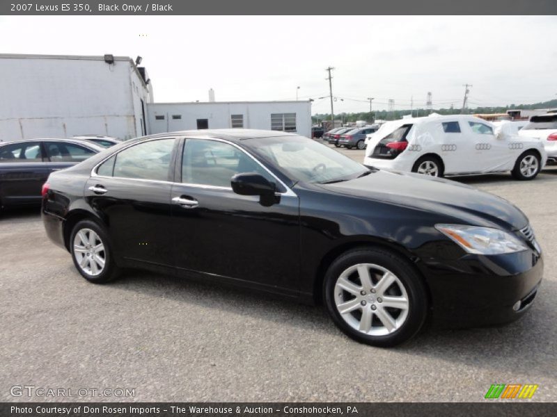 Black Onyx / Black 2007 Lexus ES 350